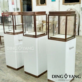 Showroom 450X450X1350MM Jewelry Display Cases