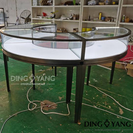 Glass Circular D2100XH960MM Jewelry Display Cases