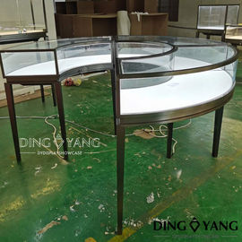 Glass Circular D2100XH960MM Jewelry Display Cases