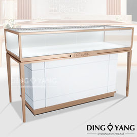 Metal Framed OEM Retail Jewelry Display Cases