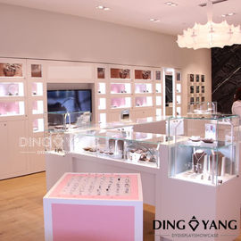 Lighting 1200X550X950MM OEM Jewellery Shop Showcase