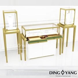 Brass 1200x550x950mm OEM Jewelry Display Counter