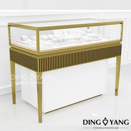 Brass 1200x550x950mm OEM Jewelry Display Counter