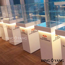 Modern Square Tower Showroom Display Cases