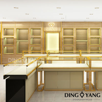 Custom Luxury Popular Jewelry Store Showcase with Fully Customizable Size and Color