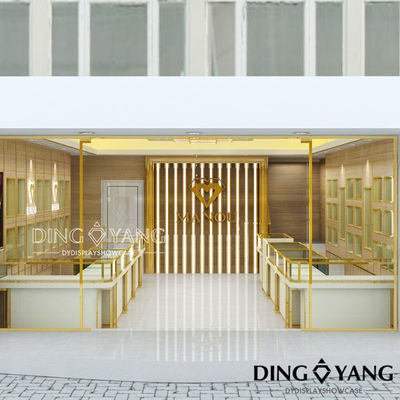 Custom Luxury Popular Jewelry Store Showcase with Fully Customizable Size and Color