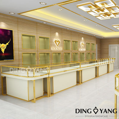 Custom Luxury Popular Jewelry Store Showcase with Fully Customizable Size and Color