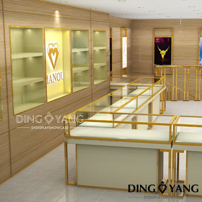 Custom Luxury Popular Jewelry Store Showcase with Fully Customizable Size and Color