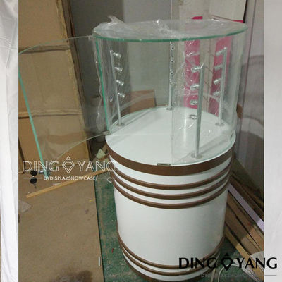 Factory Bespoke Round Pedestal Jewelry Showcase,Standard Pedestal Showcases