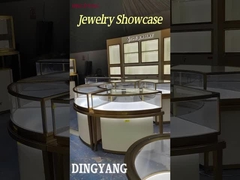 A LARGE LUXURY FASHION JEWELRY STORE SHOWCASES DESIGN